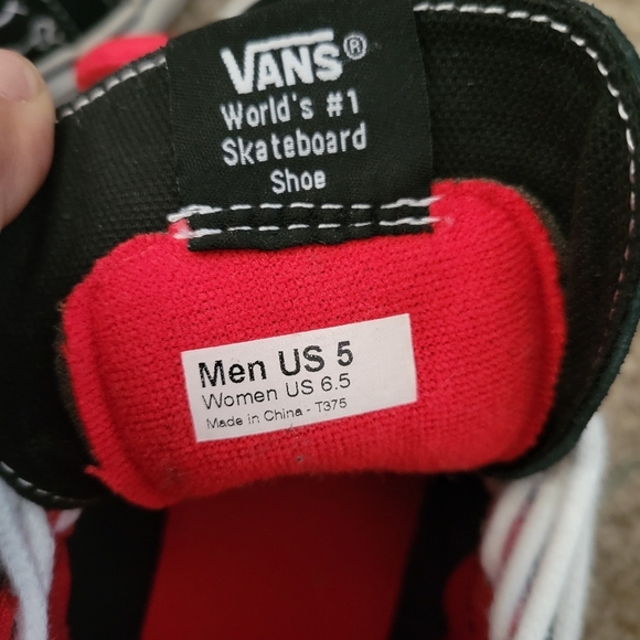 Vans Hello Kitty Sk8 Hi Shoe Size W 6.5 M 5 - Picture 7 of 7